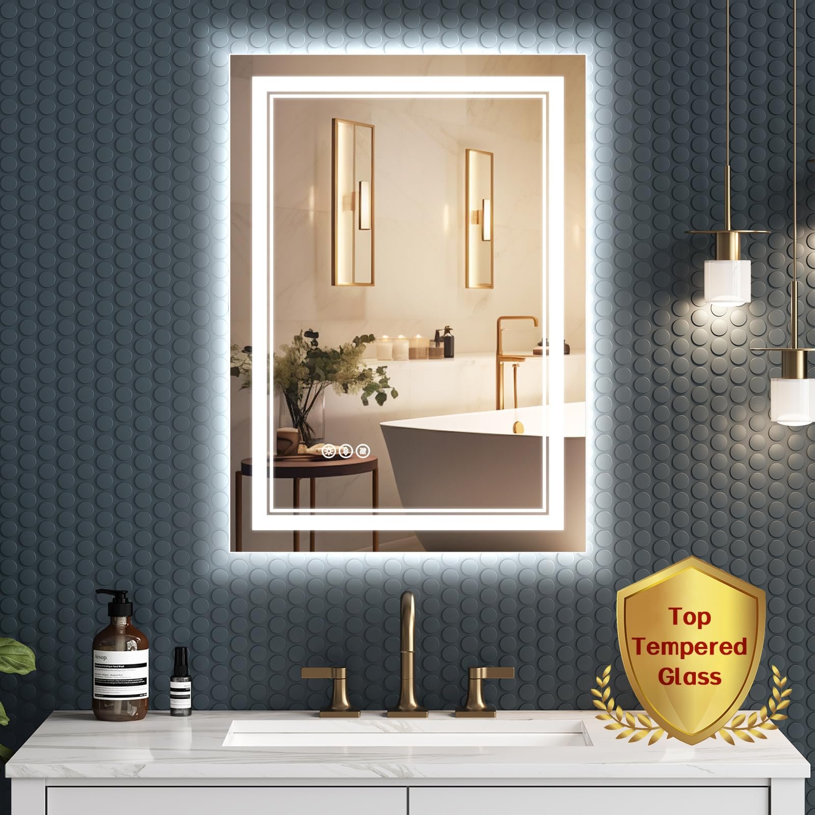 Best Flourescent Color for Bathroom Mirror