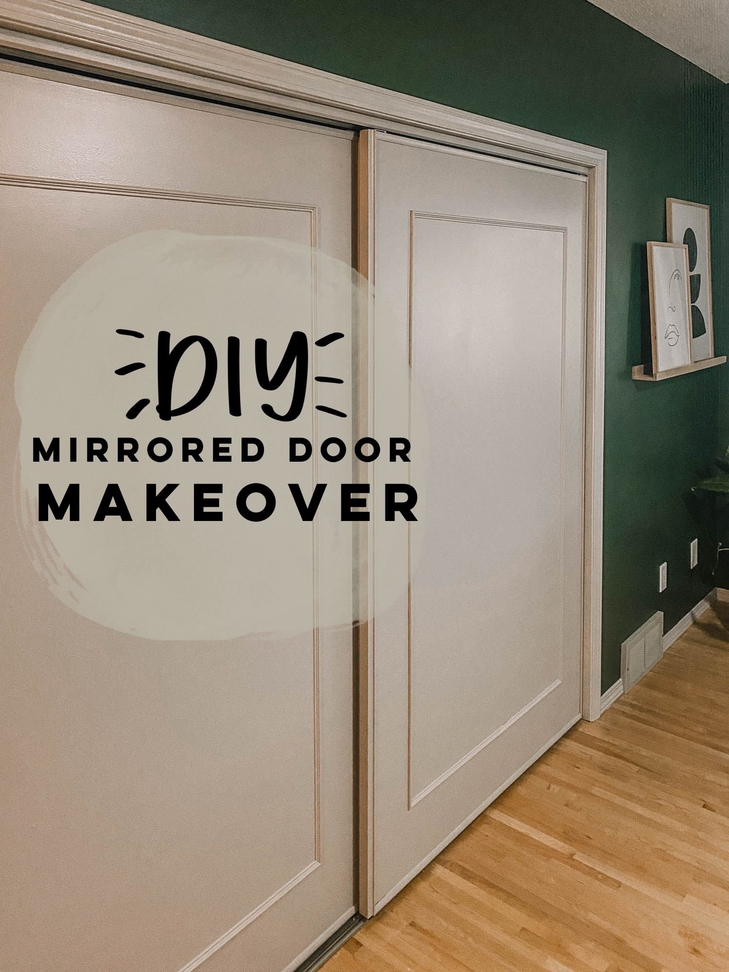 How to Cover Mirror Closet Doors